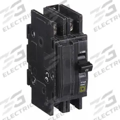 SQUARE D Miniature Circuit Breaker: 25 A, 120/240V AC, Single Phase, 10kA at 120/240V AC, 2 Poles (MPN QOU225). Key specifications — Phase: Single; Amps: 25 A; AC Voltage Rating: 120/240V AC; Max. AIR Rating: 10kA at 120/240V AC; For Use With: Air Conditioning and Refrigeration Equipment; Brand: SQUARE D.