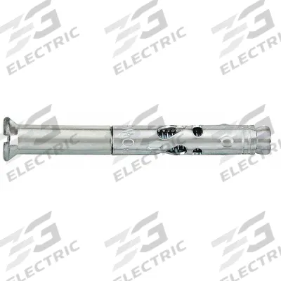 DEWALT Sleeve Anchor: 1 1/2 in Overall Lg, 1/4 in Dia, #10-24 Thread Size, Steel - Flat-Head Sleeve Anchors