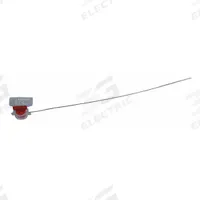 TYDENBROOKS Cable Seals: Red, Acrylic, 12 in Cable Lg, 1/64 in Cable Dia, Sequential, 100 PK (MPN V7470801-27-GRAI). Key specifications — Brand: TYDENBROOKS; Marking Color: White; Marking Included: Numbers; Marking Message: Sealed; Marking Numbering: Sequential.