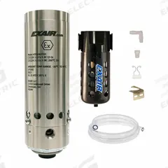 EXAIR Vortex Cooler Kit: NEMA 4X, 25 scfm Max Flow Rate, 1,700 BtuH Cooling Capacity, 1/4 in FNPT (MPN ATEX4725SS). Key specifications — attr1314459: Continuous Operation; attr294757: EXAIR.