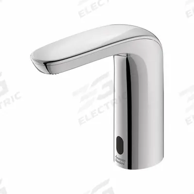 AMERICAN STANDARD Faucet: Selectronic, Polished Chrome Finish, Single-Post, Battery - Single-Post Sensor Bathroom Faucets