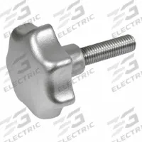 JW WINCO Stainless Steel Hand Knobs; Stainless Steel Star Knobs: 7 Point, Stainless Steel, 63 mm Dia (MPN 6336.5-ES-63-M12-50). Key specifications — Brand: JW WINCO; Finish: Matte.