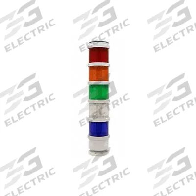 EDWARDS SIGNALING Tower Light Module: Steady, 24V AC/24V DC, Red - Steady Light Modules
