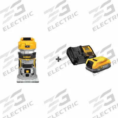 DEWALT Routers: Battery Included, Palm Grip, 0.3 kg Wt - DEWALT Cordless Routers
