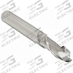 WIDIA HANITA Ball End Mill: Carbide, TiAlN Coated, 2 Flute, 5/16" Mill Dia, 13/16" LOC, 2-1/2" OAL (MPN I2B0312T081R)