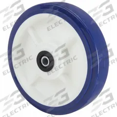 APPROVED VENDOR Caster Wheel: 8 in Wheel Dia., 2 in Wheel Wd, Polyurethane, 900 lb Load Rating, Std (MPN 26Y437). Key specifications — Brand: APPROVED VENDOR; Wheel/Tread Color: Blue.