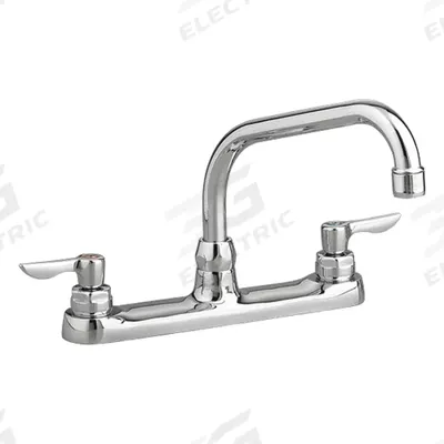 AMERICAN STANDARD Straight Kitchen Faucet: Monterrey, Cast Brass, Widespread, Deck - Centerset Kitchen Faucets