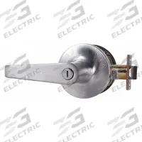 FALCON LOCK Door Lockset: Privacy Lever Locksets, Chrome, ADA Compliant (MPN T301S D 626). Key specifications — Ligature Resistance: Not Ligature-Resistant; Brand: FALCON LOCK; Lockset Function ANSI Code: F76; Visual Indicator Message: No Message; Lockset Style: Quantum; ADA Compliant: Yes; Finish: Satin Chromium-Plated : Zinc.