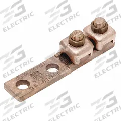 BURNDY Wire Connector: 4 AWG – 1 AWG Wire Sizes, 5/16 in Stud Size, Unplated Copper Lug Body (MPN QQA1C2). Key specifications — Brand: BURNDY; For Wire Material: Copper; Maximum Stranded Copper Wire Size: 1 AWG; Minimum Stranded Copper Wire Size: 4 AWG; Lug Material: Unplated Copper.
