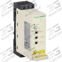 SCHNEIDER Soft Start: 200-240V AC, 22 A Output Current, With Bypass, IP20/NEMA 1, 60/50 Hz, 24V DC (MPN ATS01N222LU). Key specifications — Control Voltage: 24V DC; Manufacturer Part Number: ATS01N222LU.