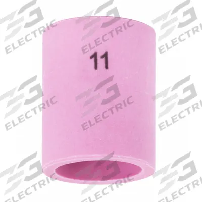 LINCOLN ELECTRIC Nozzle: Alumina, No. 11, Std - Gas Lens Nozzles