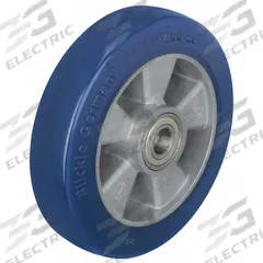 APPROVED VENDOR Caster Wheel: 4 7/8 in Wheel Dia., 1 5/8 in Wheel Wd, Polyurethane, Aluminum, Std (MPN ALBS 125/15K-BB0.5). Key specifications — Brand: APPROVED VENDOR; Wheel/Tread Color: Blue.