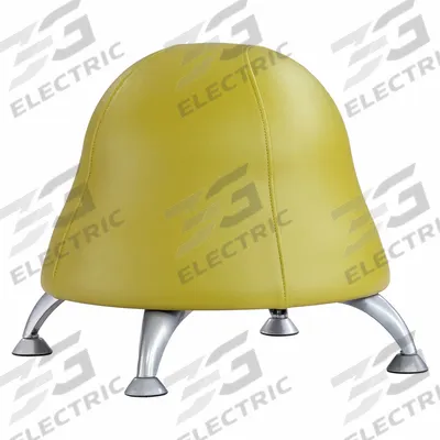 SAFCO PRODUCTS Ball Chair: 17 in Max Overall Ht, 22 1/2 in Overall Wd, Green, 12 in Seat Wd - Active Chairs
