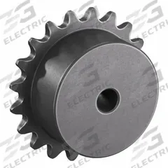 TSUBAKI Sprocket: One-Sided Hub, For Single Strands, 25, 20 Teeth, 1.598 in Pitch Dia, Steel (MPN 25B20). Key specifications — Brand: TSUBAKI.