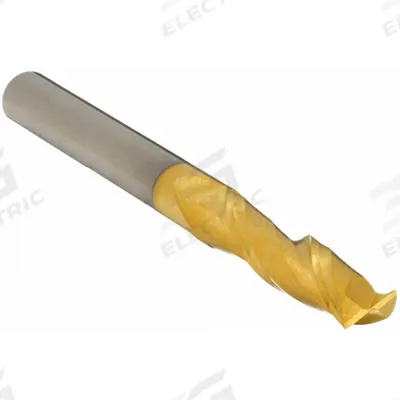 APPROVED VENDOR Square End Mill: Carbide, TiN Coated, 2 Flute, 3/4" Mill Dia, 2-1/4" LOC - General Purpose Carbide Square End Mills