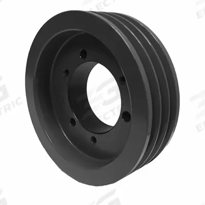 APPROVED VENDOR V-Belt Sheave: 33V500SDS, 3 Groove, 5 in OD, Bushed Bore - Bushed-Bore Cast-Iron V-Belt Pulleys