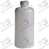 QORPAK Chemical/Reagent Bottle: HDPE, 16.9 fl oz, 500 mL, Natural, 28-415 Screw Closure Size (MPN 239536). Key specifications — Body Color: Natural; Closure Attached: Attached; Brand: QORPAK; Pre-Cleaned: Trace Metals; Closure Included: Yes.