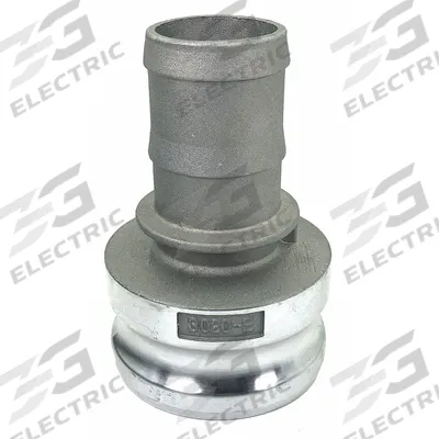 APPROVED VENDOR Cam and Groove Adapter: 3 in Coupling Size, 2 in Hose Fitting Size - Type E Aluminum Cam & Groove Fittings