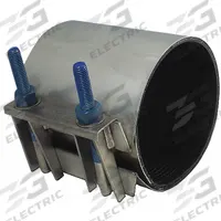 SMITH-BLAIR Repair Clamp: For 10 in Pipe, 12.5 in Overall Lg, 304 Stainless Steel (MPN 26100111012000). Key specifications — Brand: SMITH-BLAIR; Bolt Material: 304 Stainless Steel; Maximum Operating Pressure: 150 psi; Maximum Vacuum Pressure: 10 psi; Gasket Material: Nitrile Rubber.