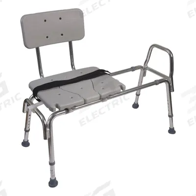 DMI Shower Chair: Plastic, 39 in Max. Seat Wd, 400 lb Wt Capacity (MPN 522-1734-1900) - Shower Chairs
