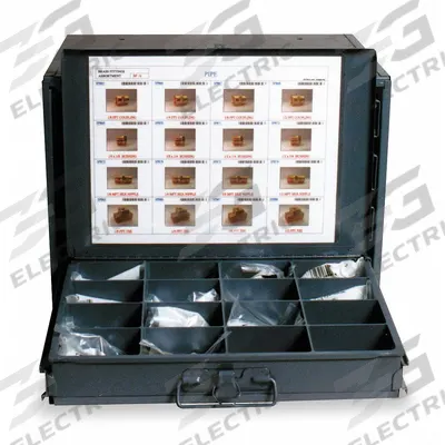 AIGNEP USA Tube Fitting Kit: Brass, 105 Pieces - Push-to-Connect Tube Fitting Kits