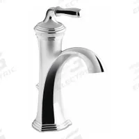 KOHLER Low Arc Bathroom Faucet: Devonshire, Brass, Chrome Finish, 1.2 gpm Flow Rate, Single-Post (MPN K-193-4-CP). Key specifications — Includes: Cover Plate; Brand: KOHLER; Series: Devonshire.