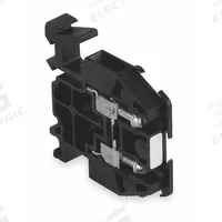 SQUARE D Terminal Block: DIN Rail Mounting Type, Screw Clamp Wire Termination, 2 Wire Terminals (MPN 9080GMB6). Key specifications — Brand: SQUARE D; For Minimum Wire Size: 22 AWG.