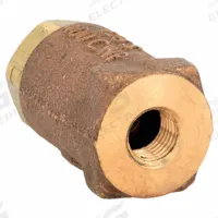 APOLLO Check Valve: Ball, Inline Valve Body, Bronze, 1/4 in Pipe Size, FNPT x FNPT, 33°F to 350°F (MPN 61LF10101). Key specifications — Ball Material: RPTFE; Brand: APOLLO.