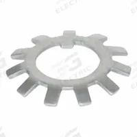 JW WINCO Bearing Lock Washer: MB-6, Metric, Carbon Steel, 1.3 mm Washer Thick, KM-6, 38 mm Face Dia. Key specifications — Manufacturer Part Number: MB-6; Material: Carbon Steel; Compatible Lock Nut: KM-6; Brand: JW WINCO.