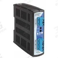 EATON DC Power Supply: DIN Rail, 60 W Output Power - Rated, 2.5 A Current - Output, Single Phase (MPN PSG60N24RP). Key specifications — attr1044898: Single; attr1044874: Plastic; attr1044879: 100 to 240V AC; attr211400: EATON.