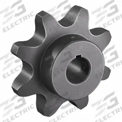 TSUBAKI Single Strand Sprocket: 160, For 2 in Chain Pitch, 1 3/8 in Bore Dia, 8 Teeth, Steel (MPN 160B8). Key specifications — Brand: TSUBAKI.
