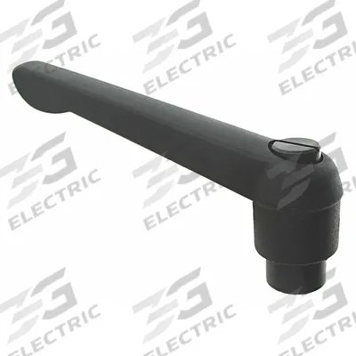 APPROVED VENDOR Adjustable Handle: Zinc w/ Steel Thread, M6 Thread, 12 mm Thread Lg - Teardrop-Style Adjustable Handles with Threaded Hole