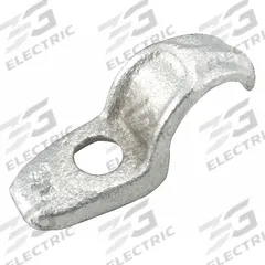 Conduit & Pipe Clamp: 1 1/4 in Trade Size, Iron, IMC/RMC (MPN 1305). Key specifications — Manufacturer Part Number: 1305; Color: Gray; Compatible Conduit Trade Size: 1-1/4 in; Compatible Conduit Type: IMC; RMC; Compatible Nominal Conduit/Pipe Size: 1-1/4 in; Compatible Pipe Size: 1-1/4 in; Finish: Electroplated.