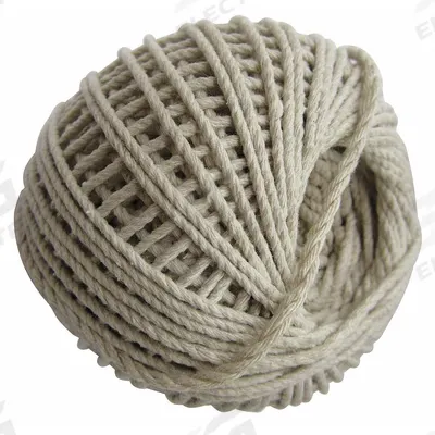 APPROVED VENDOR Twine: Twisted, Ball, 1/16 in Dia, 400 ft Overall Lg, Cotton, Not Spliceable - Light-Duty Twine