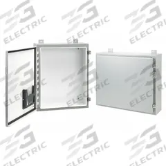 HOFFMAN Enclosure: Steel, 36 in x 30 in x 12 in, NEMA 12/13, Solid Cover, Hinged (MPN A363012LP). Key specifications — Brand: HOFFMAN; Closure Method: Clamps; Knockouts: Not Included.