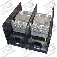 MERSEN Power Distribution Block: Open, Lug, Lug, 4 AWG – 500 kcmil For Line Side Wire Sizes (MPN MPDB69112). Key specifications — attr1361688: Surface; attr1308686: MERSEN; attr1361672: Aluminum.