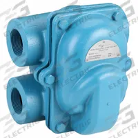 Steam Trap: Cast Iron, 1 1/2 in FNPT, 5,000 lb/hr, 75 psi Max., 450°F Max., H Pattern (MPN 46-775G). Key specifications — Brand: MEPCO; Installation Orientation: Horizontal; Float Material: Stainless Steel; Manufacturer Series: 46.