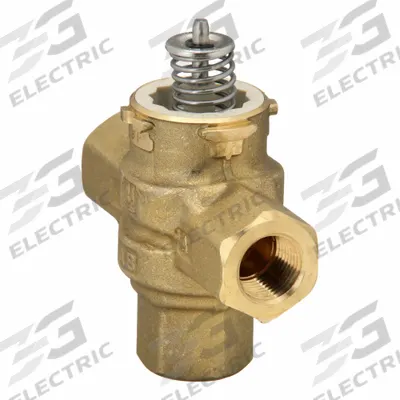 Honeywell Hydronic Globe Valve: 3-Way, 3.7 CV Flow, 1/2 in Female NPT, Bronze Body - 3-Way NPT Connection Globe Valves