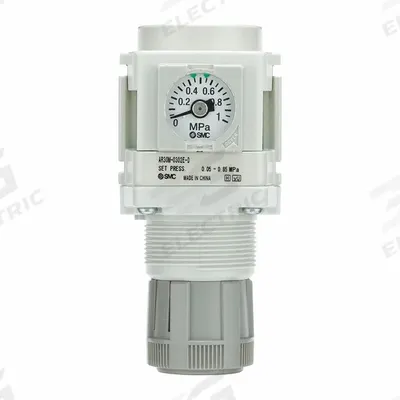 SMC Regulator: Die-Cast Aluminum, 1 in NPT, 7.251887 psi to 123.2821 psi - SMC FRL Air Regulators