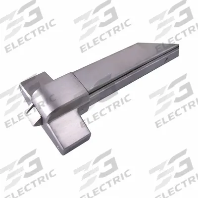 DESIGN HARDWARE Rim Exit Device: 42 in Max Door Wd - Rim Push Bars