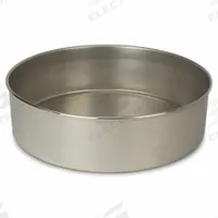 ADVANTECH Sieve Pan: 3 1/4 in Overall Dp, 12 in Overall Dia, Stainless Steel (MPN PS12F). Key specifications — Brand: ADVANTECH; Product Type: Sieve Pan; Material: Stainless Steel.