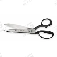 CRESCENT WISS Carpet Shears: Right-Hand, 12 in Overall Lg, Straight, Steel, Pointed, Black (MPN W22W). Key specifications — attr308500: Steel; attr308502: Black; attr308505: Right-Hand; attr308522: Cardboard; attr324896: CRESCENT WISS.