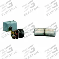TELEMECANIQUE SENSORS Liquid Level Switch: Close On Rise, DPST-2NC, Steel (MPN 9037HG33Z20). Key specifications — Brand: TELEMECANIQUE SENSORS; Electrical Connection Type: Screw Clamp; Float Rod Angle: 45°; Minimum Media Specific Gravity: 0.85.