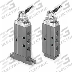 PARKER Manual Air Control Valve: DirectAir 2, Four-Way / Two-Position, Toggle, 1/8 in Female NPT (MPN 410811000). Key specifications — attr1084737: Aluminum; attr1084764: Manual Air Control Valve; attr1084778: Spool; attr1084767: DirectAir 2; attr1084731: 410811000; attr1084739: PARKER; attr1084765: Spring Return; attr1084768: DirectAir 2.