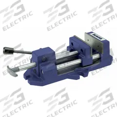 PALMGREN Machine Vise: 6 in Jaw Face Wd, 6 in Max Jaw Opening, 1 7/8 in Throat Dp, Smooth Face (MPN 9612621). Key specifications