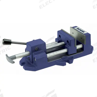 PALMGREN Machine Vise: 6 in Jaw Face Wd, 6 in Max Jaw Opening, 1 7/8 in Throat Dp - Quick-Release Drill Press Vises