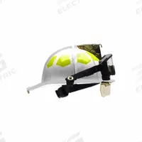 BULLARD Fire Helmet: White, Fiberglass, Chin Strap (MPN UL6WH6LR319GIZ2). Key specifications — Color: White; Chin Strap: Yes; Brand: BULLARD; Shell Material: Fiberglass; Suspension: 6 Point Sure Lock® Ratchet Headband with Brow Pad.