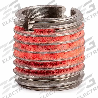 APPROVED VENDOR Self Locking Thread Insert: Thin Wall, M6-1.00 Int Thrd Sz, 3/8 in Overall Lg - Thin Wall Self-Locking Inserts