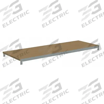 TENNSCO Shelf: 36 in x 15 in, 850 lb Load Capacity, Particleboard, Gray - Particleboard Decking Shelf Kits for Boltless Shelving