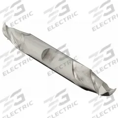 CLEVELAND Square End Mill: Cobalt, Double End, 2 Flute, 1/4" Mill Dia, 1/2" LOC, 3-3/8" OAL (MPN C52155)